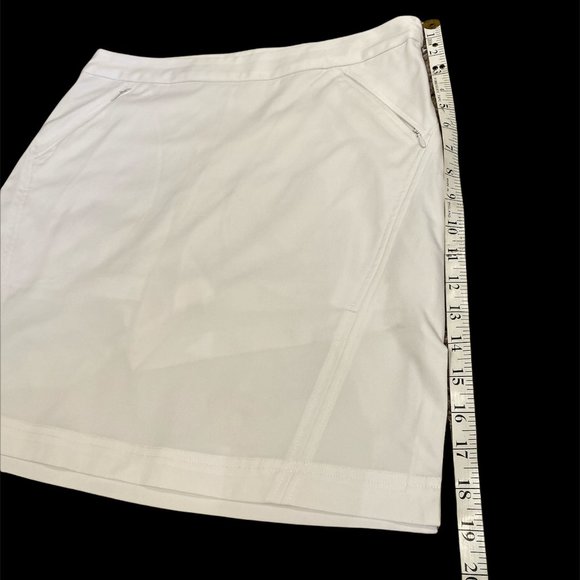 COPY - CALLOWAY Golf Skort Shorts under Skirt Sz 8-10 Stretchy Zip Pockets - Picture 7 of 10